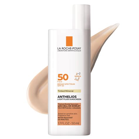La Roche Posay Anthelios 50 Tinted Mineral Ultra Light Sunscreen 1 7 Fl Oz