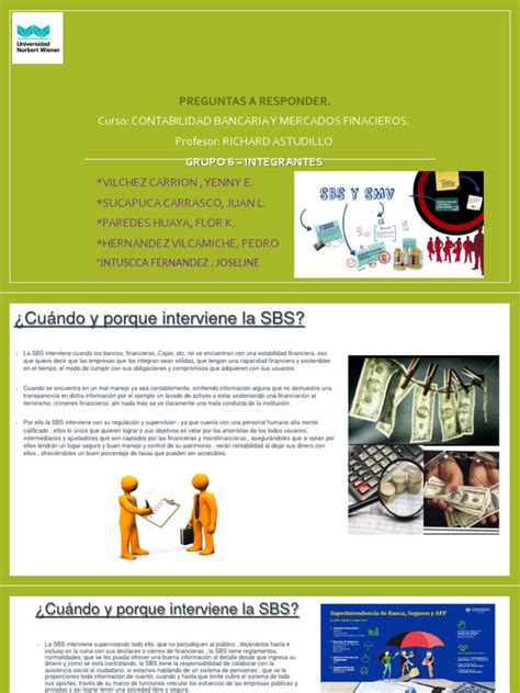 La Sbs Y La Smv Pdf Inflaci N Tipo De Cambio