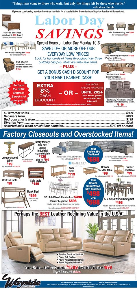 Labor Day Sale Wayside Furniture Amp Mattress Labor Day Sale Wayside Furniture Amp Mattress