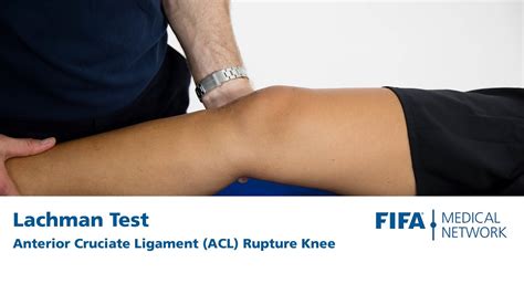 Lachman Test Anterior Cruciate Ligament Acl Rupture Knee Youtube