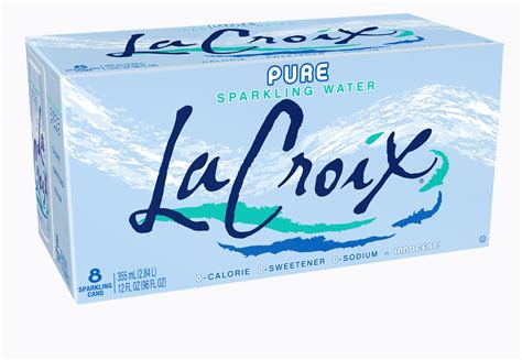 Lacroix Pure Sparkling Water Case Of 3 12 Fl Oz