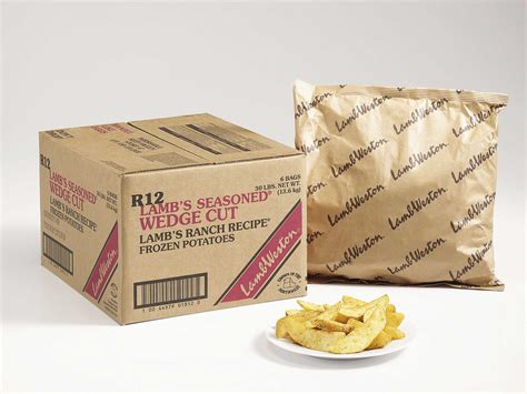 Lamb Weston Super Wedge Cut Original Recipe Potatoes 5 Pound 6 Per Case Walmart Business Supplies