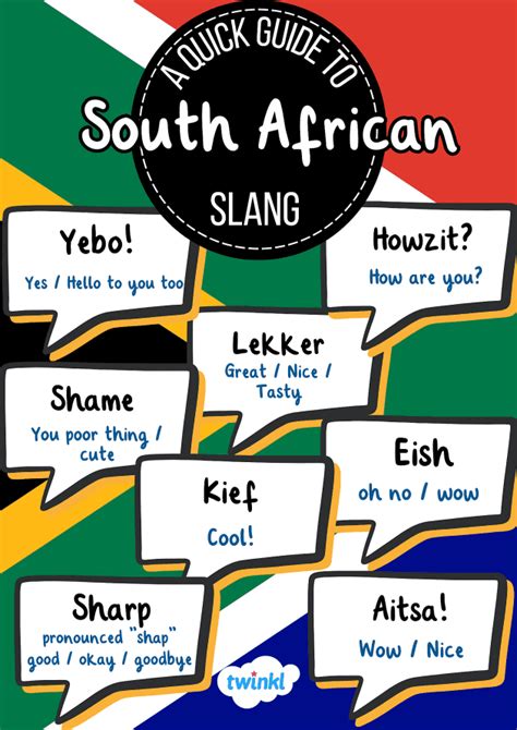 Languages Of South Africa Official Languages South African Slang