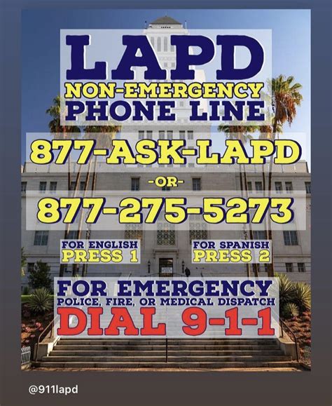 Lapd Non Emergency