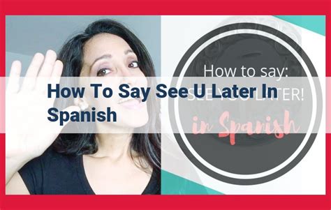 Later in Spanish Translation