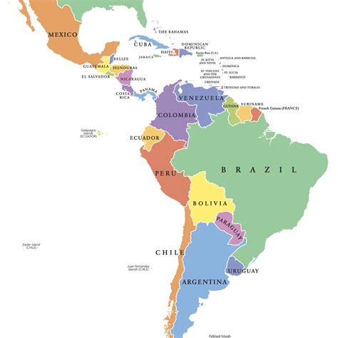 Latin America Map Map Of Latin America Map Of Latin America Countries Latin America Map Map Of Latin America Map Of Latin America Countries
