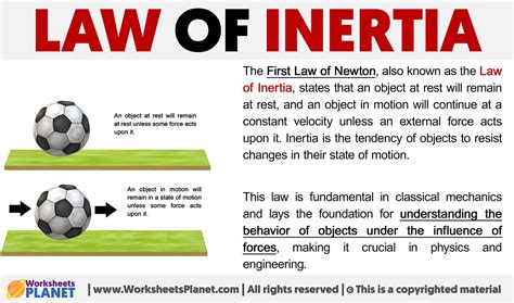 Law Of Inertia Definition