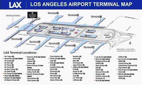 Lax Airport A Terminal By Terminal Guide