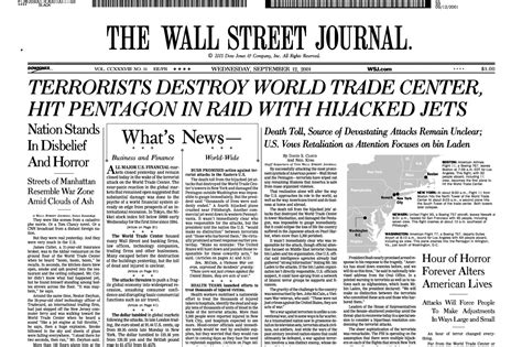 Leadership What The Wall Street Journal Taught The World After 9 11 Fortune