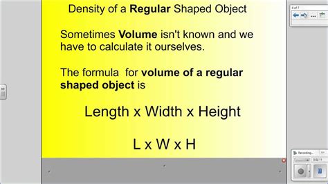 Learn How To Calculate Density Of A Regular Shaped Object 2 3 6Th