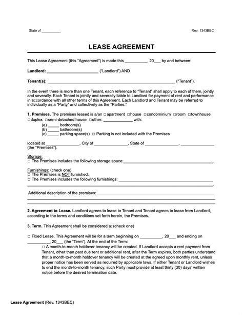 5 Lease Agreement Tips