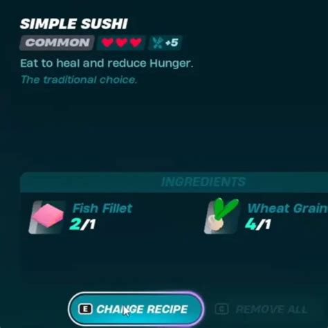 Lego Fortnite Simple Sushi