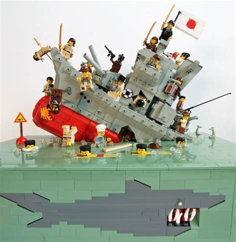 Lego Yamato Sinking Lego Yamato Sinking