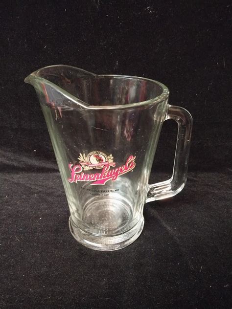 Leinenkugel Amp 39 S Thick Glass Beer Pitcher Estatesales Org