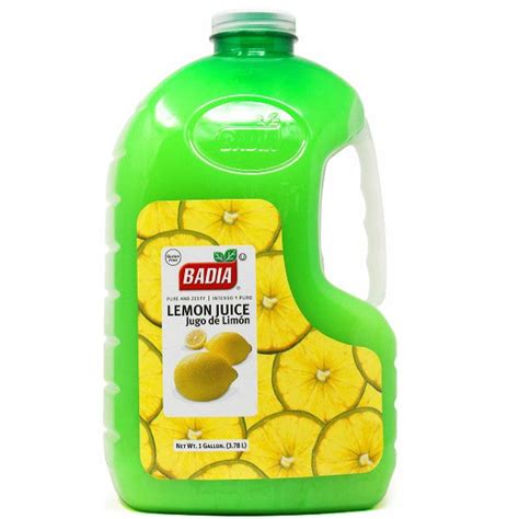 Lemon Juice 128 Fl Oz Bodega Badia
