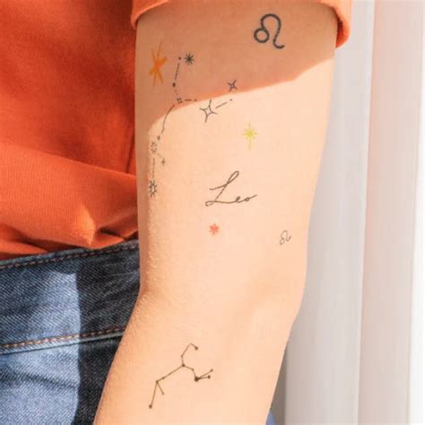 Leo Constellation Tattoo Designs 79 Best Leo Tattoo Ideas