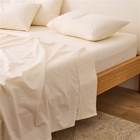 Leo Washed Cotton White Sheet Society