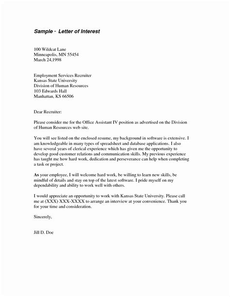 Letter Of Interest Template Free Fresh 12 Ways To Write A Letter Of Letter Of Interest Template Free Fresh 12 Ways To Write A Letter Of