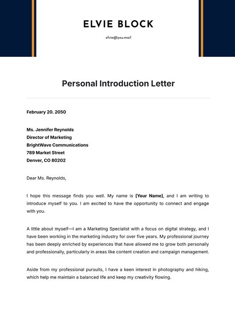 Letter Of Introduction Templates Beautiful 5 Letter Of Introduction