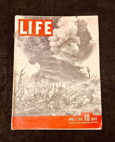 Life Magazine Wwii Battle Of Iwo Jima Explosion Hitler Last Stand April Life Magazine Wwii Battle Of Iwo Jima Explosion Hitler Last Stand April