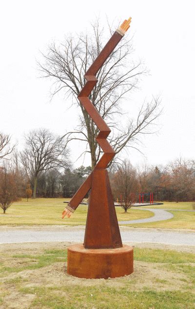 Lifetree Art Sculptures Remember Fallen City Safety Personnel