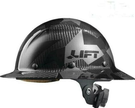 Lift Safety Dax Fifty50 Full Brim Carbon Fiber Hard Hat With Insert