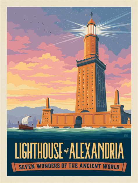 Lighthouse Of Alexandria 7 Wonders Of The Ancient World