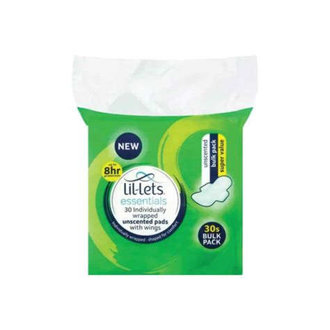 Lilets Essential Pads Unscented 30 S Bulk Pack A5 Cash And Carry