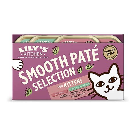 Lily Amp 39 S Kitchen Smth Pat Selection Multipack Kitten 8X85g Pack Of 4