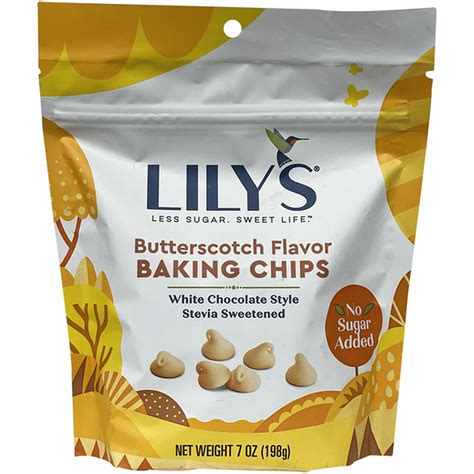 Lily S Baking Chips Butterscotch Flavor With No Sugar Added 7 Oz Delivery Or Pickup Near Me Instacart