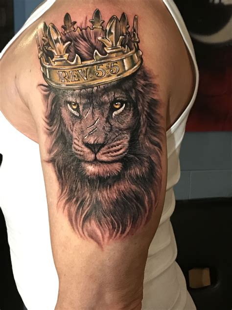 Lion Crown Tattoo