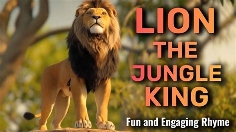 Lion King Of The Jungle Animal Rhyme For Kids Jungle Song With Real Animals Lion King Of The Jungle Animal Rhyme For Kids Jungle Song With Real Animals