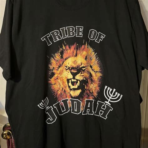 Lion Of Judah T Shirt Hebrew Israelite Clothing Etsy Denmark