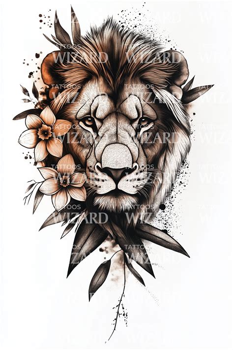 Lion Tattoo Design And Meaning Tattoos Wizard Designs