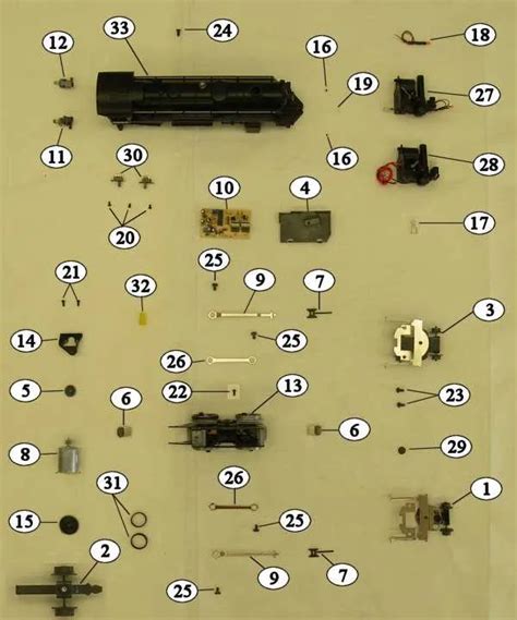 Lionel Parts Diagrams For Model Train Repair And Maintenance