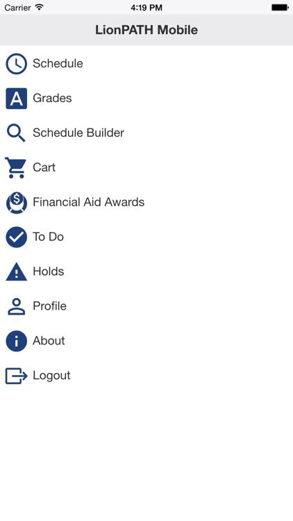 Lionpath Mobile By The Pennsylvania State University