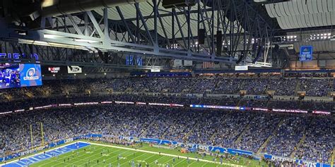 Lions Fans Break Decibel Level Record At Ford Field During Playoff Victory