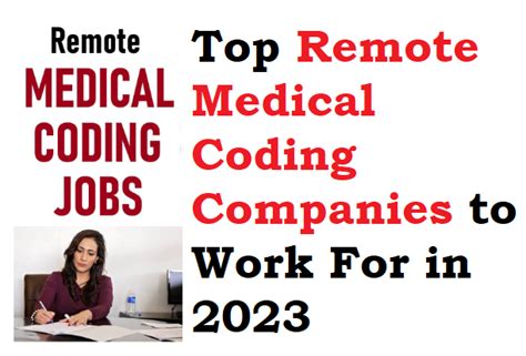 List Of Companies Offering Medical Coding Remote Jobs 2023 Medical