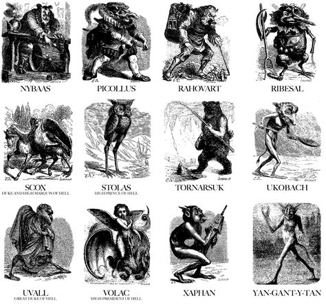 List Of Demons With Pictures List Of Demons With Pictures