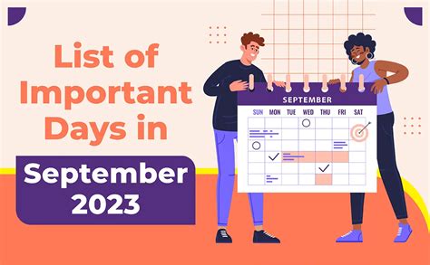List Of Important Days In September 2023 Oswal Publishers