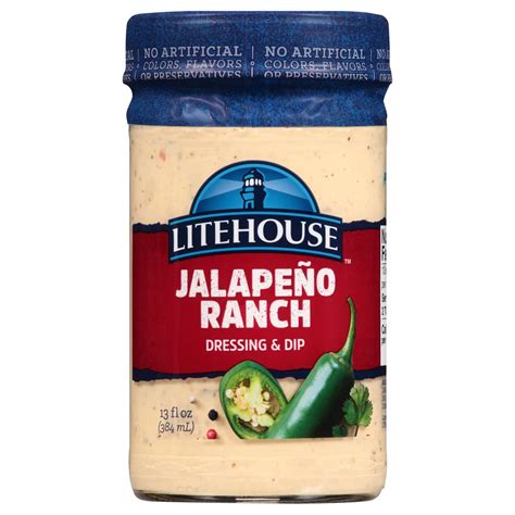 Litehouse Jalapeno Ranch Dressing Sold Cold Shop Salad Dressings At