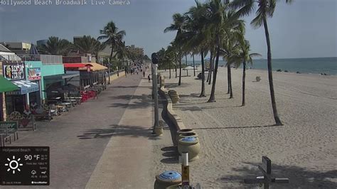 Live Beach Cams Hollywood Beach Boardwalk Florida 2025
