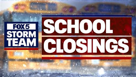 Live Schools Closing Ahead Of Snow Ice Threat On Friday Full List Fox 5 Atlanta