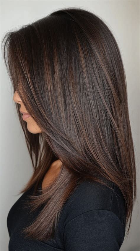 Lob Haircuts In 2025 Brown Hair Looks Brunette Hair With Highlights