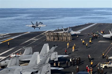 Long Carrier Deployment Projects Strength In U S Pressure Campaign On Venezuela And Carries Costs The New York Times