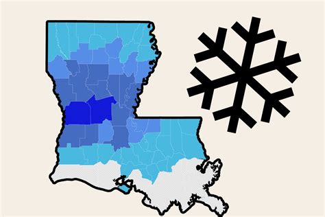Louisiana Map Shows Snow Severity From Winter Storm Newsweek
