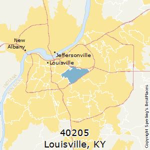 Louisville Ky Area Zip Code Map Sema Data Co Op