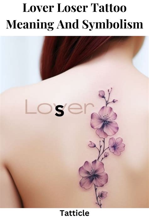 Lover Loser Tattoo Meaning And Symbolism Tatticle