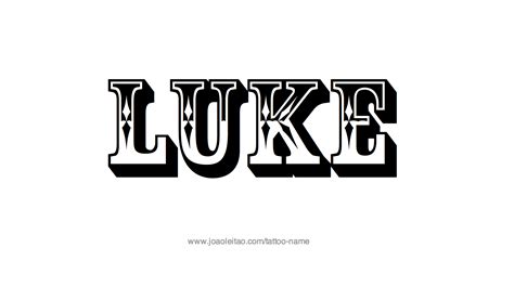 Luke Name Tattoo Designs Artofit