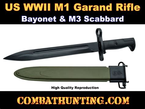 M1g Bayo 15 M1 Garand Bayonet With Scabbard Military Tactical Knives